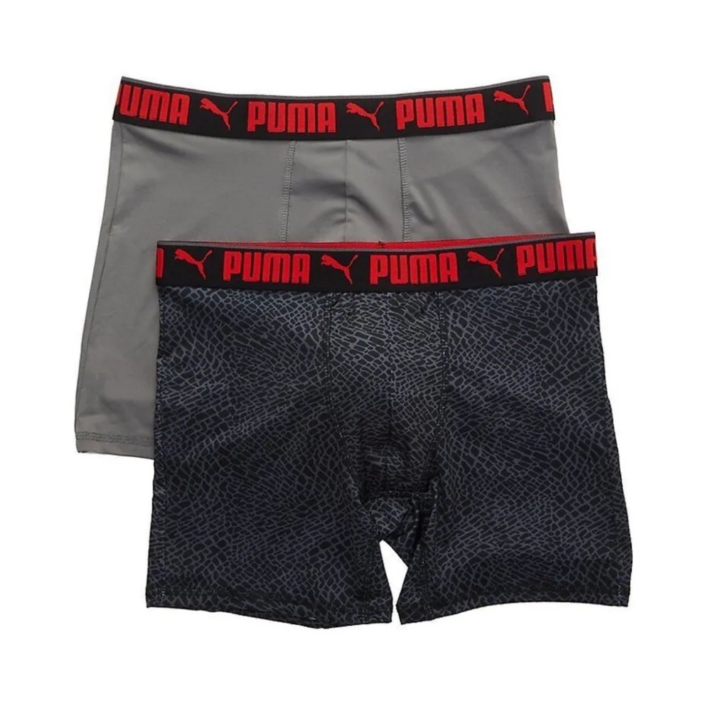 ✔️PUMA MENS BOXER BRIEFS 2 PACK